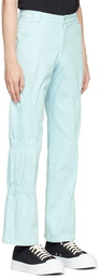 Collina Strada Blue Ruched Trousers