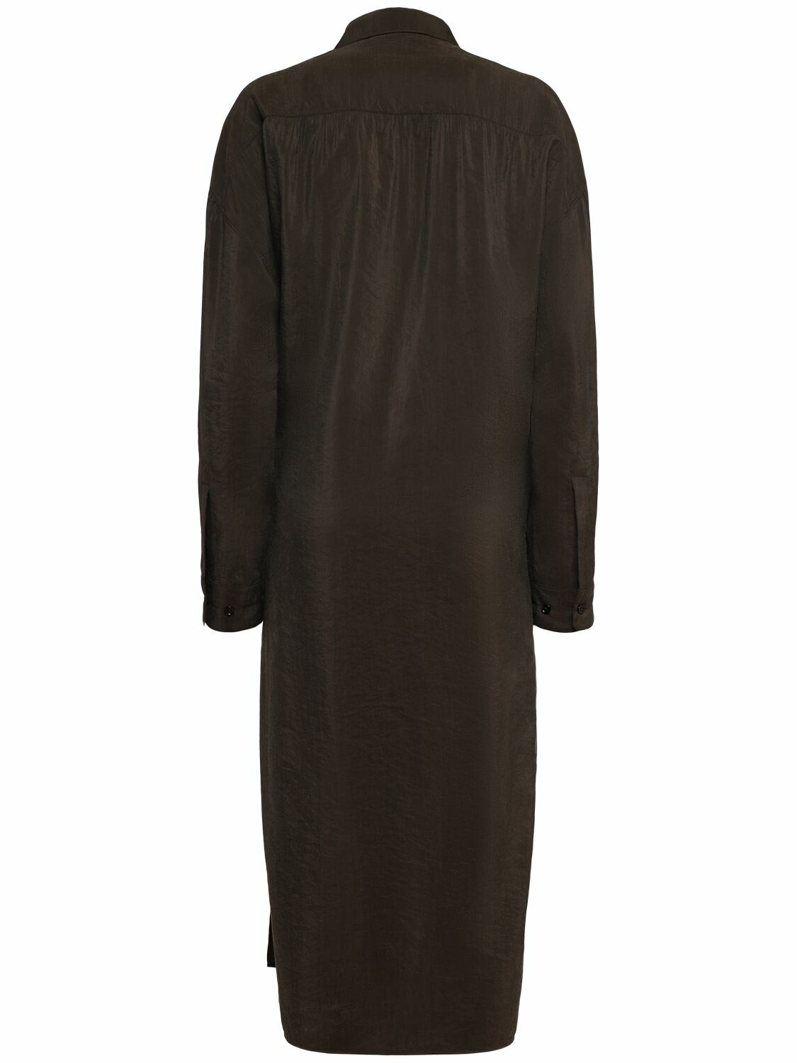 lemaire dry silk dress Lemaire Black Silk Casual Dress