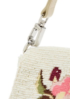 Staud Timmy Embroidered Beaded Shoulder bag - Pink - One Size