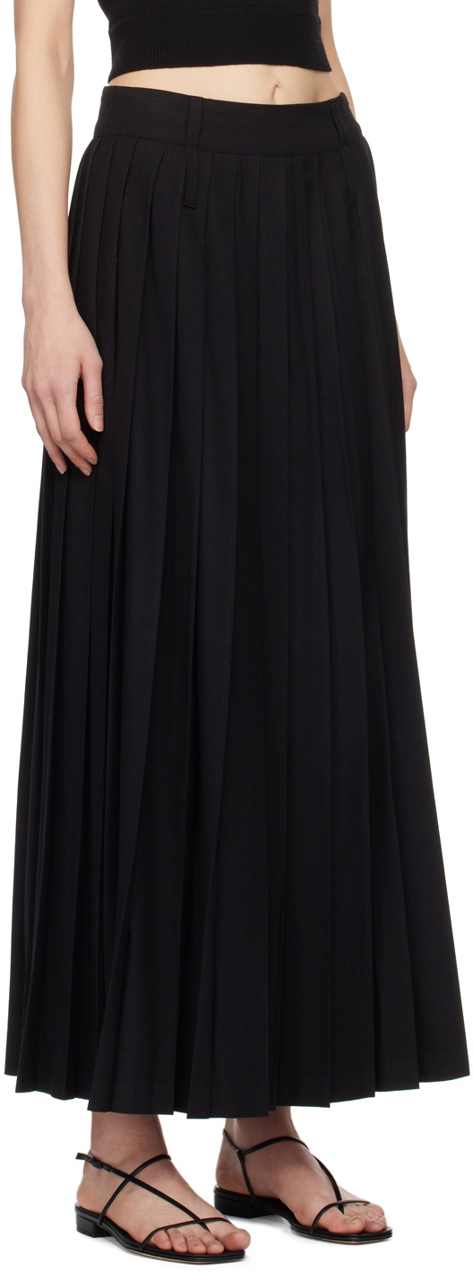 The Frankie Shop Black Bailey Maxi Skirt The Frankie Shop