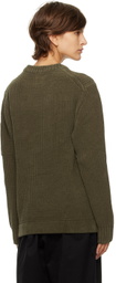 C.P. Company Khaki Textured Crewneck