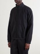 James Perse - Linen-Blend Blouson Jacket - Black