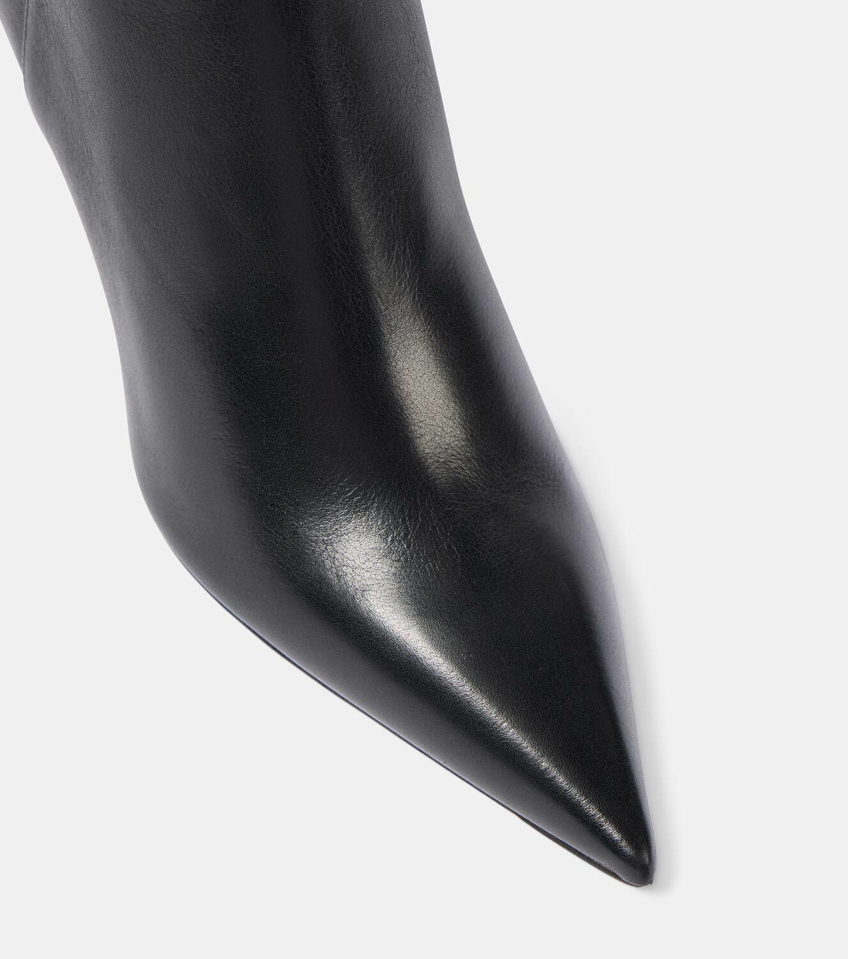Victoria Beckham B Buckle 80 leather ankle boots