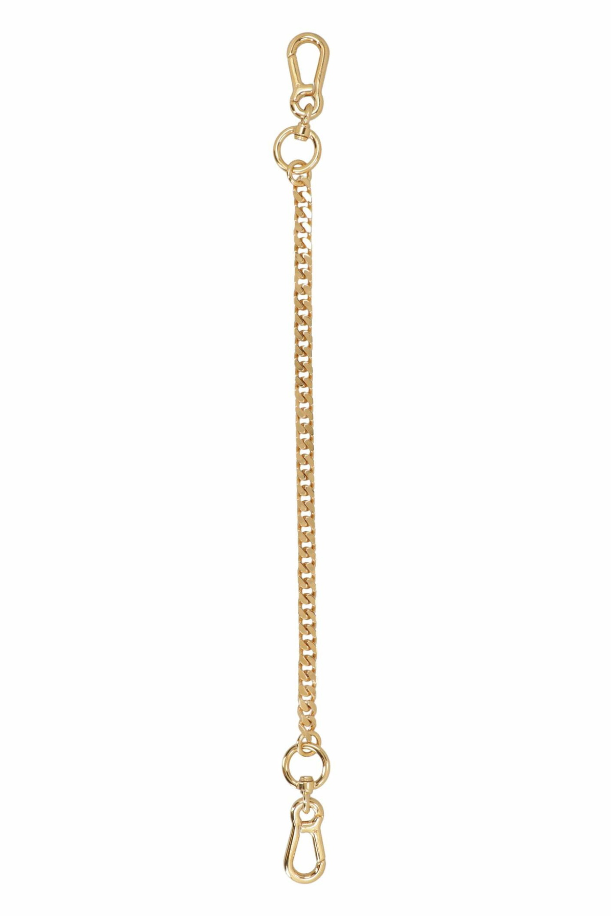 Versace Gold Metal Key Ring Hook