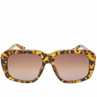 Casablanca Men's Oversized Square Sunglasses in Tortoiseshell/Red