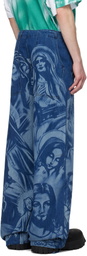 Gerrit Jacob Blue Wide-Leg Jeans