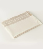 Loro Piana Suitcase striped beach towel