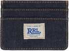 RRL Indigo Denim Card Holder