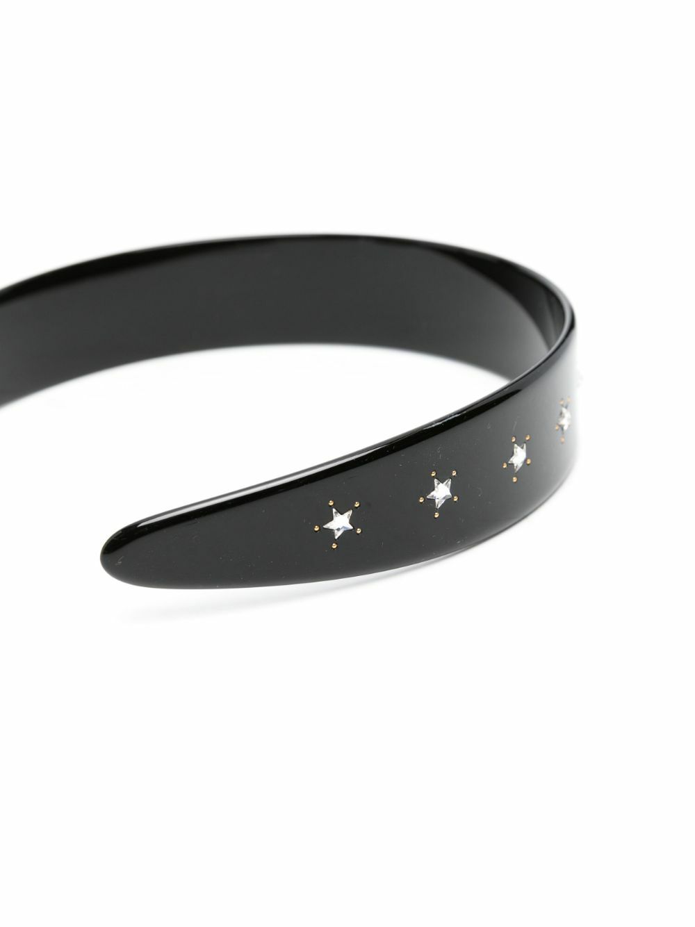 Gucci Silver and Black Crystal GG Headband Gucci Black Crystals Embellished Resin Headband Gucci | TLC US main image 4
