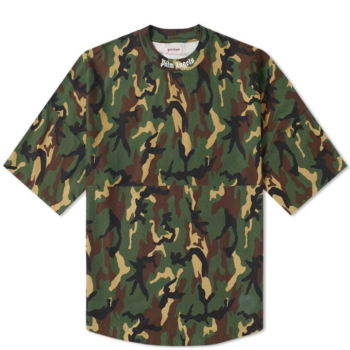 Photo: Palm Angels Camo Logo Over Tee