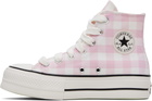 Converse Pink & White Chuck Taylor All Star Gingham Sneakers
