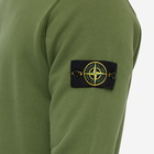 Stone Island Men's Brushed Cotton Crew Neck Sweat in Olive