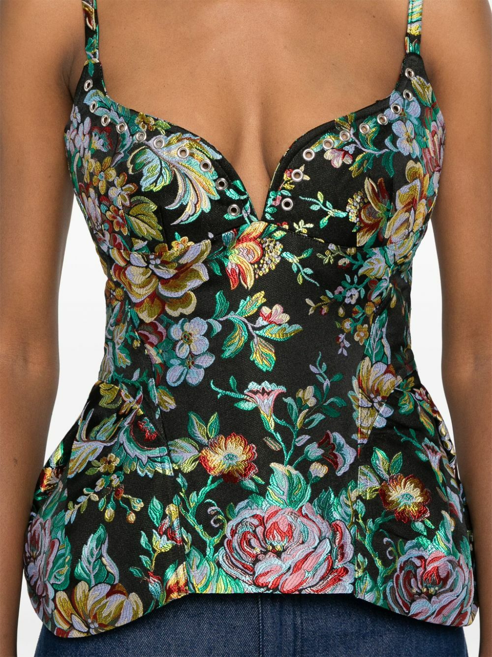 Marques'Almeida Jacquard Sculpted Top Marques Almeida Marques'Almeida Jacquard Sculpted Top Marques Almeida