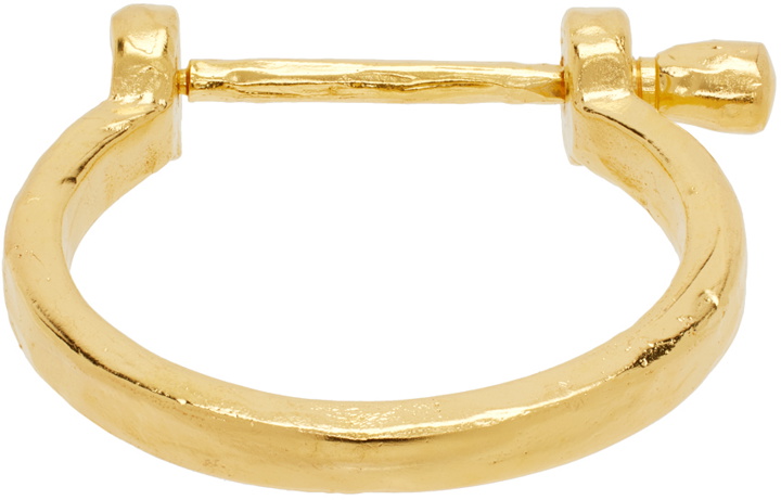 Photo: Alighieri Gold 'The Armour Unlocked Screw' Bracelet