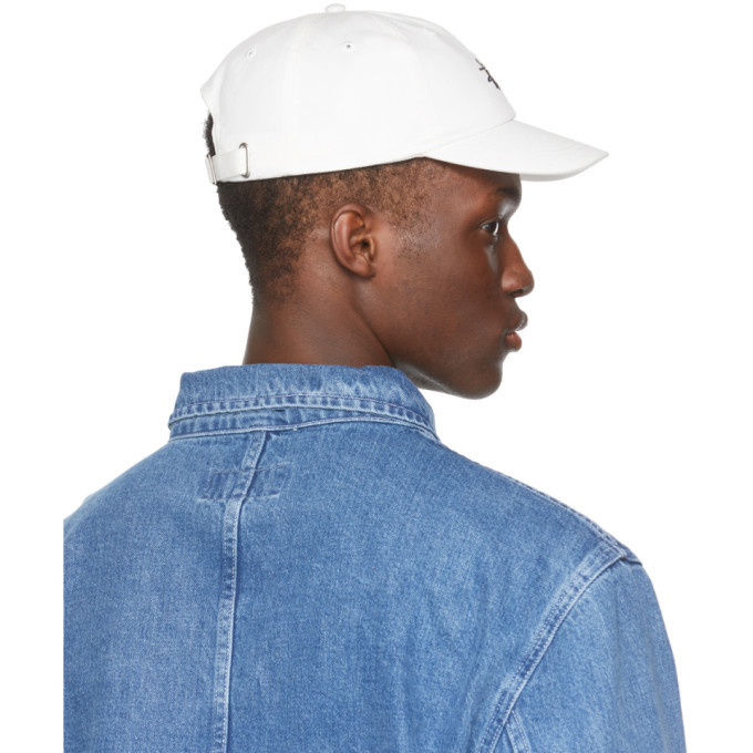 Stussy White Stock Low Pro Cap Stussy