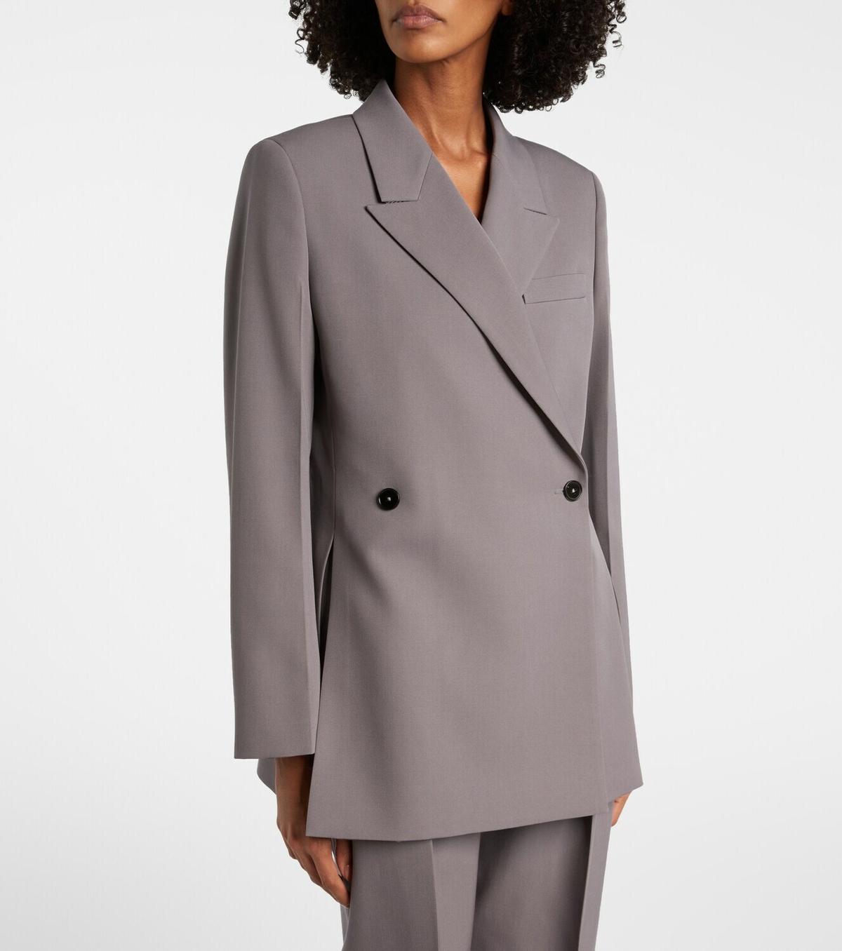 Jil Sander Double-breasted wool gabardine blazer