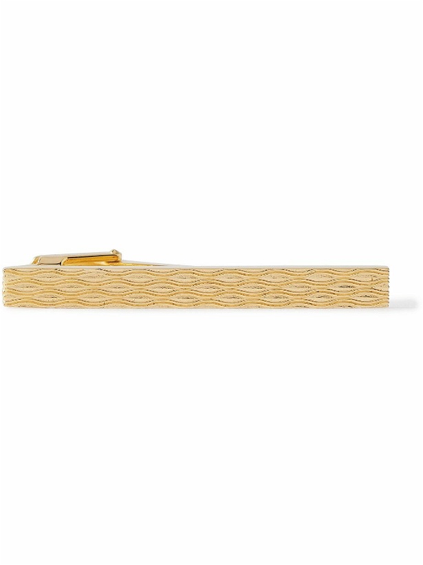 Photo: Lanvin - Textured Gold-Plated Tie Clip