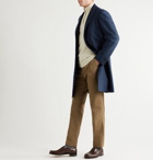 Canali - Kei Slim-Fit Double-Faced Wool Overcoat - Blue