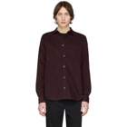 Norse Projects Burgundy Corduroy Osvald Shirt
