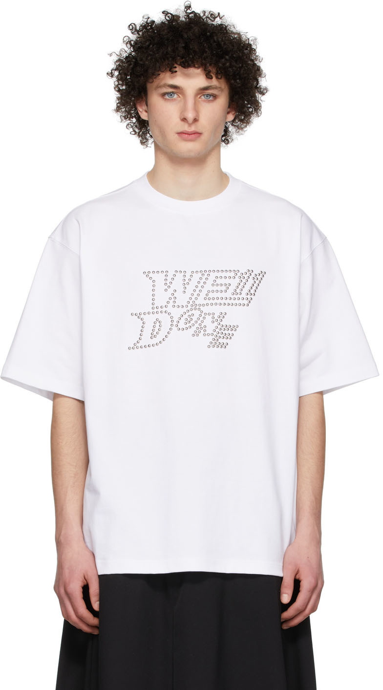 We11done White Cotton T-Shirt We11done