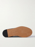 Bottega Veneta - Intrecciato Full-Grain Leather Slippers - Black