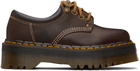 Dr. Martens Brown 8053 Arc Leather Platform Casual Derbys