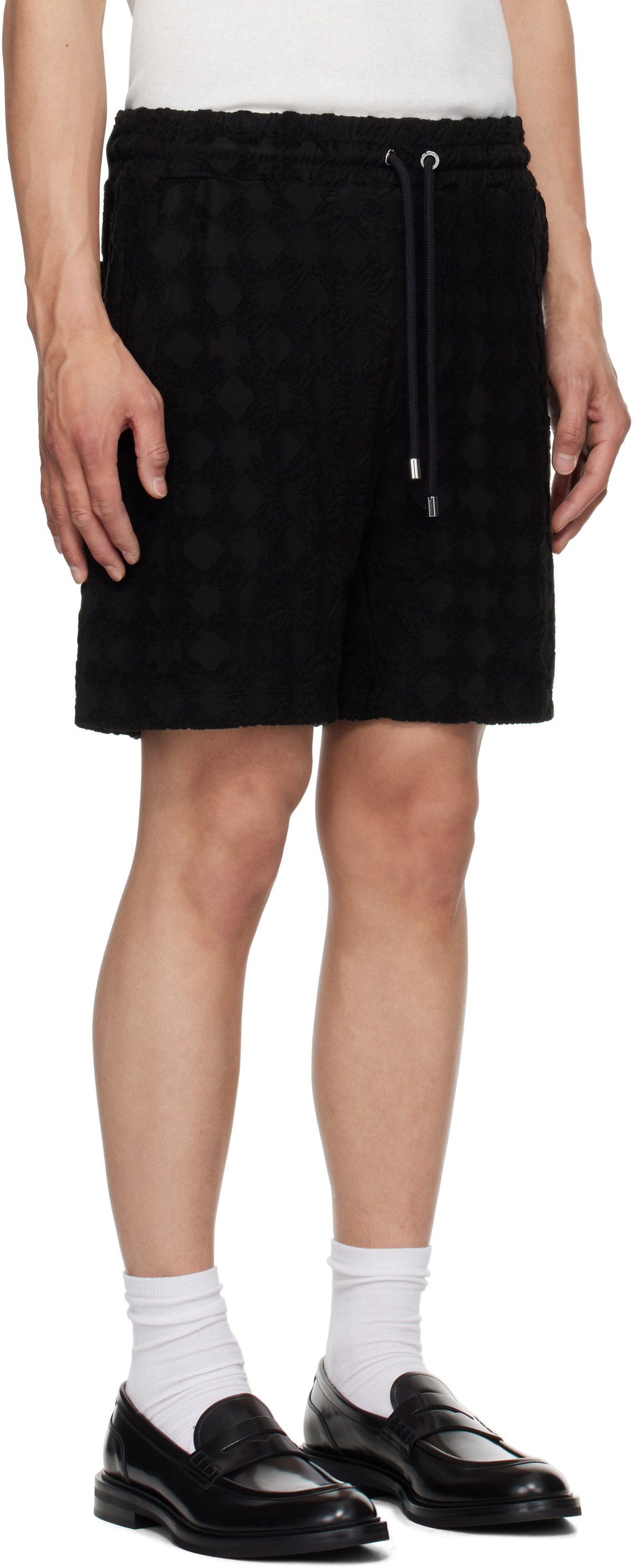 AMIRI Black MA Quad Toweling Shorts