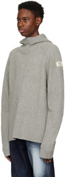 ADER error Gray Clava Hoodie