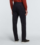 Zegna - Cotton-blend straight pants