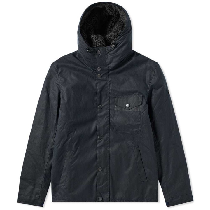 Photo: Barbour International Kevlar Wax Jacket Blue