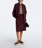 Prada Downtown Bold Re-Nylon and suede sneakers