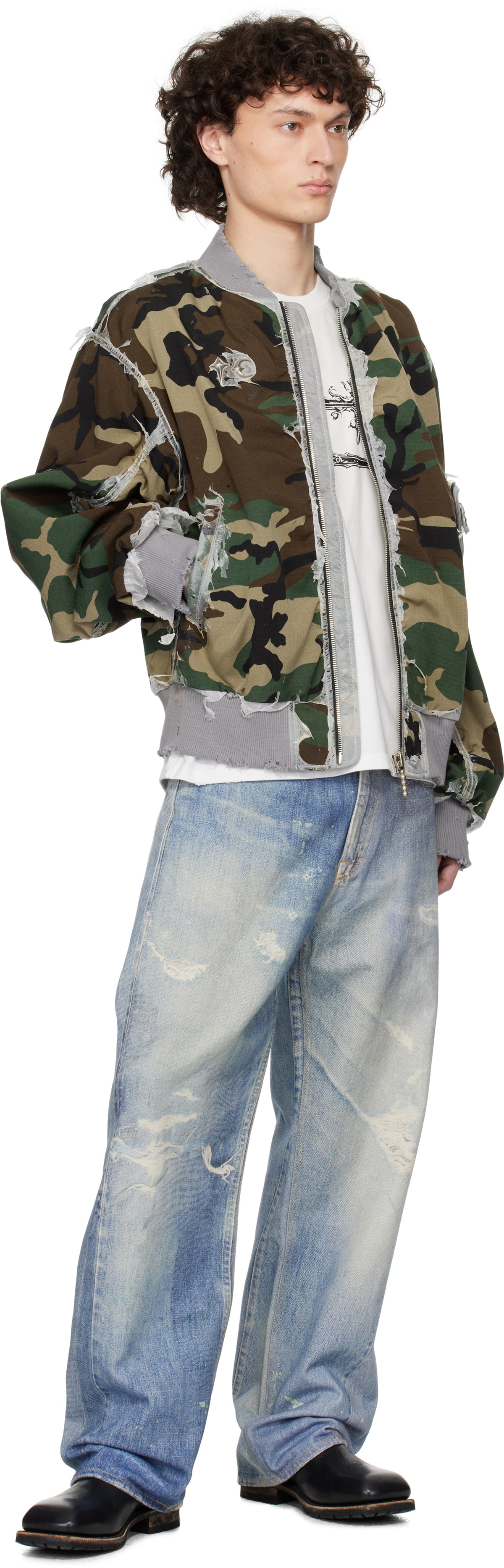 Thug Club Khaki Burnt Tango Charlie Bomber Jacket Thug Club