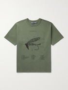 Reese Cooper® - Printed Garment-Dyed Organic Cotton-Jersey T-Shirt - Green