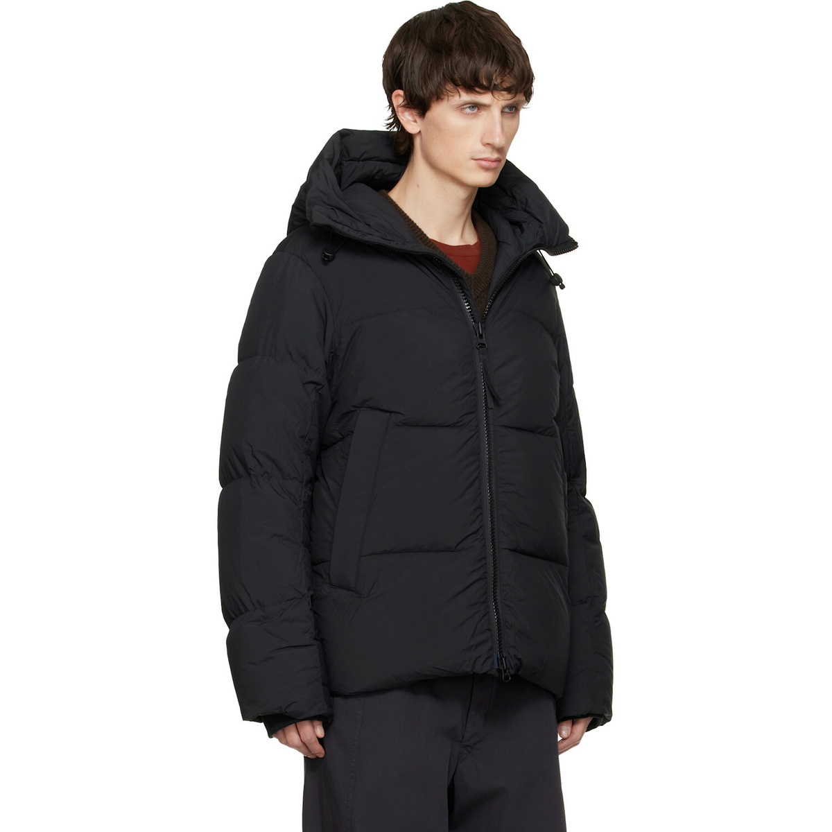 Canada Goose Black 'Black Label' Crofton Puffer EnduraLuxe Down Jacket