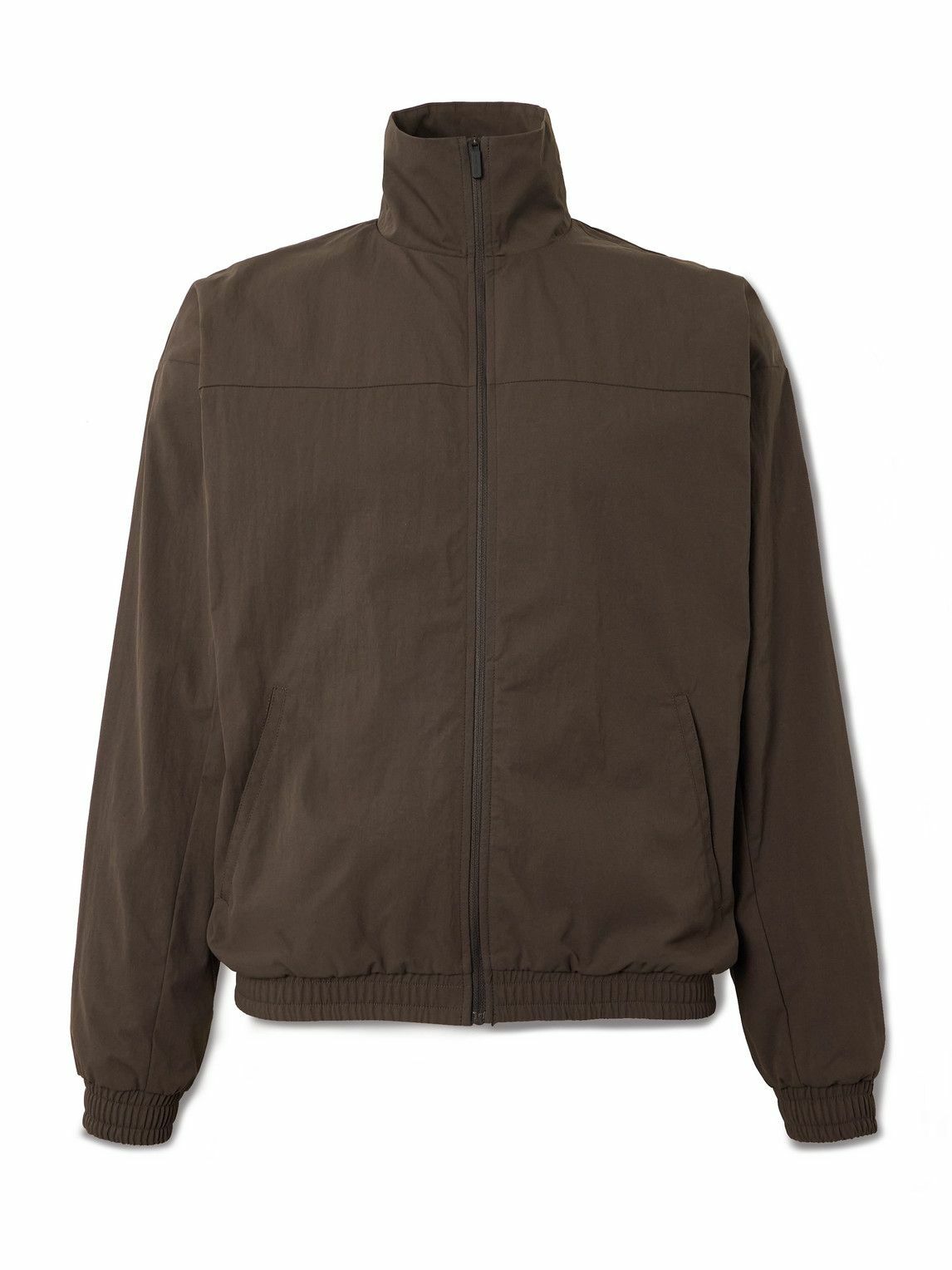 DISTRICT VISION - Nylon Track Jacket - Brown District Vision