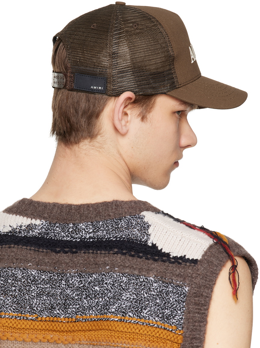 AMIRI ブラウン メッシュバックキャップ AMIRI Brown Trucker Cap Amiri