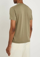 Tom Ford Logo-embroidered Jersey T-shirt Green