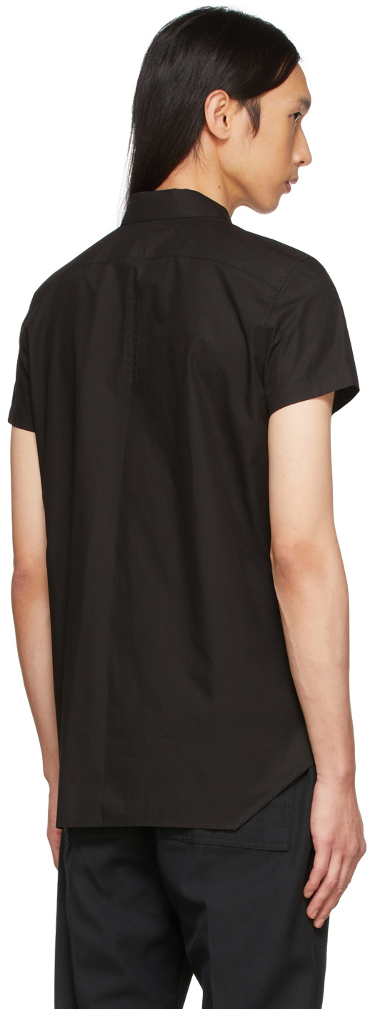 Rick Owens Black Golf Shirt Rick Owens