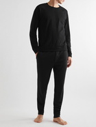 Paul Smith - Tapered Cotton and Modal-Blend Jersey Pyjama Trousers - Black