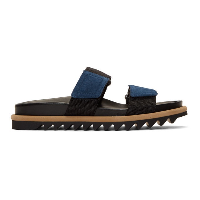 Photo: Dries Van Noten Black Strap Slide Sandals