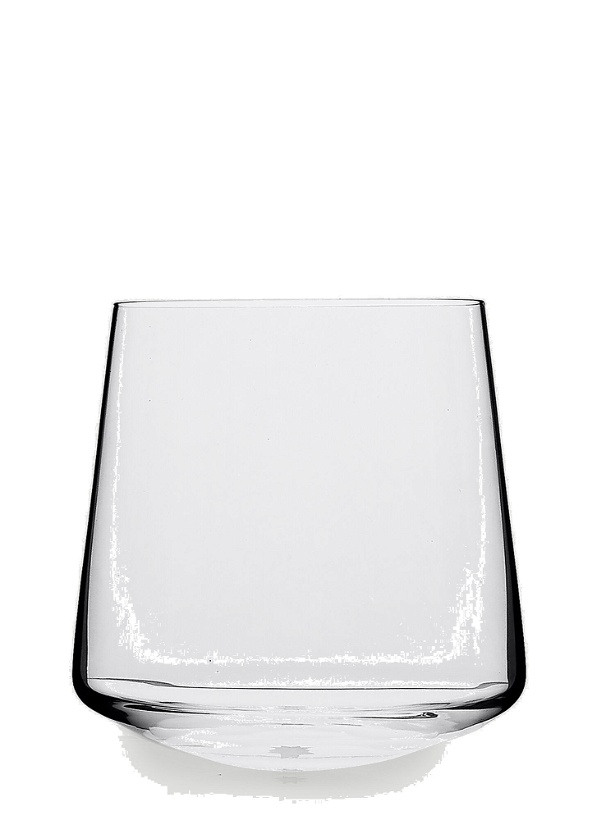 Photo: Set of Two Stand Up Red Wine Glasses in Transparent