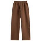 MKI Women's Uniform Wide Leg Joggers Presented by END. in Cocoa Brown