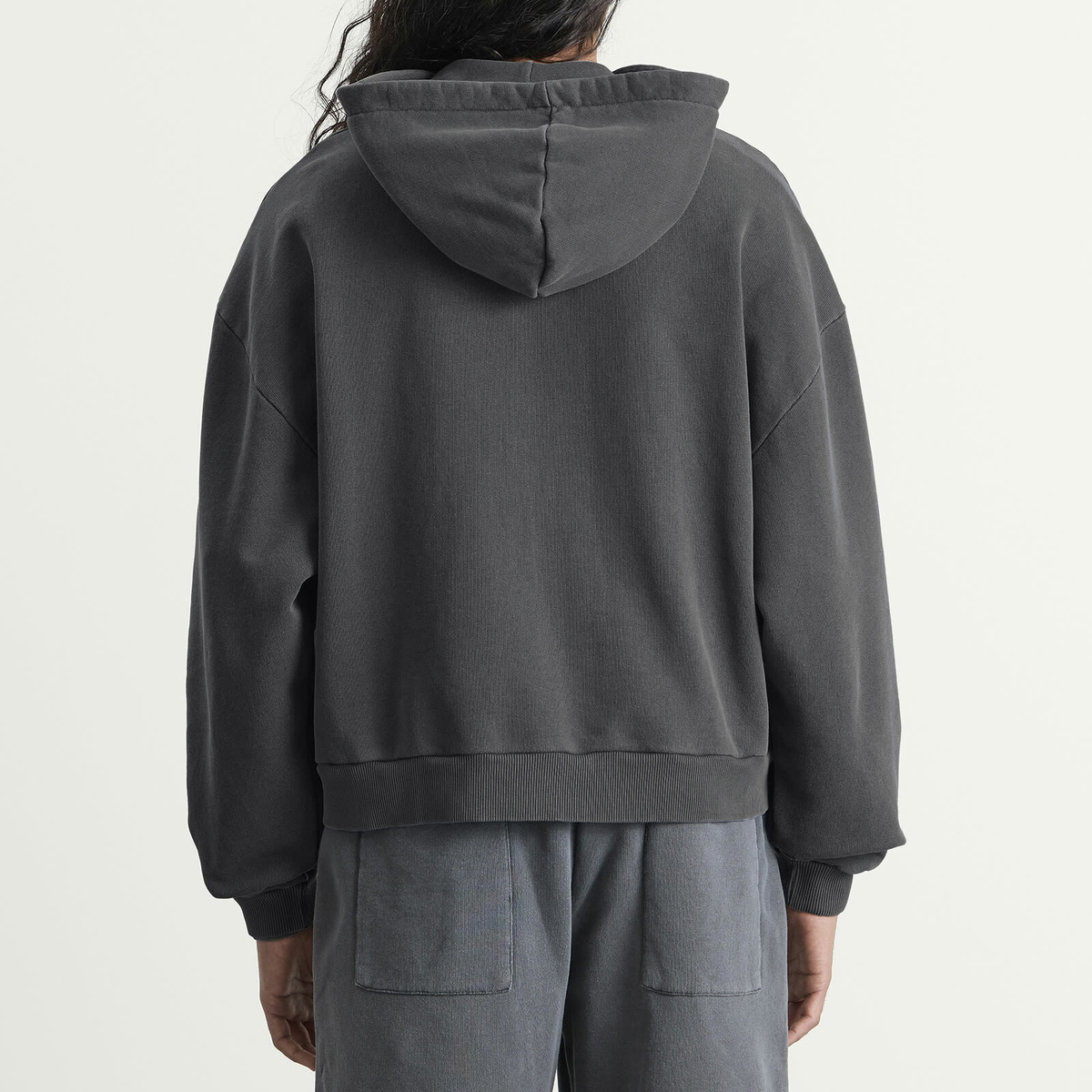 MKI Men's Uniform Zip Hoodie in Pigment Black