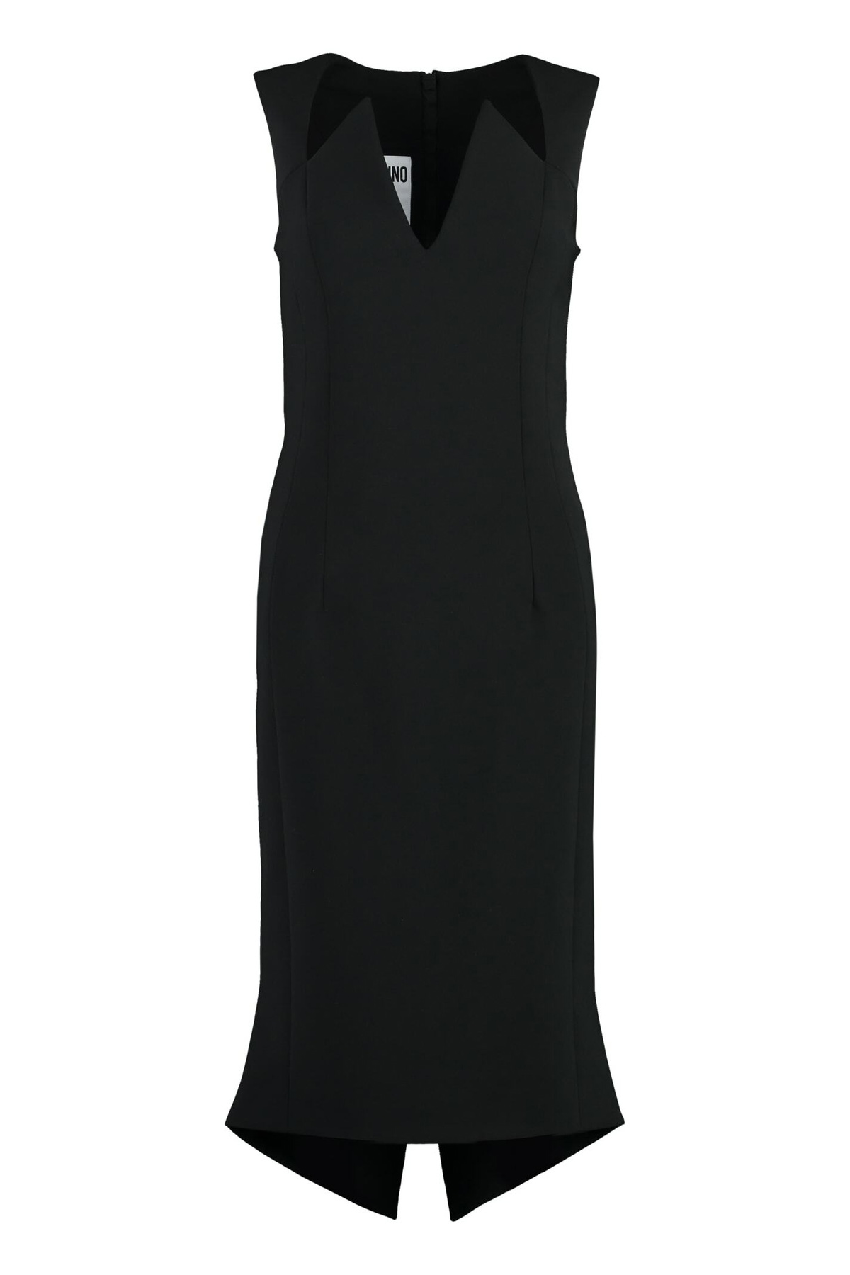 【送料&関税込】Moschino Asymmetric Sleeveless Slim Dress Moschino Asymmetric Sleeveless Slim Dress Moschino