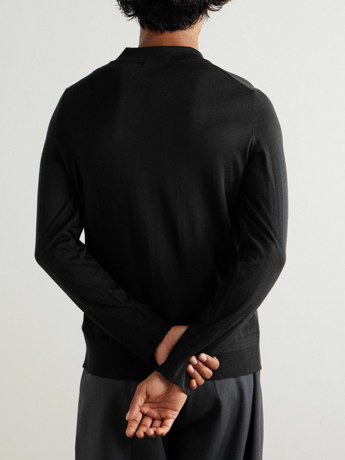 Barena - Merino Wool Cardigan - Black