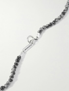 Marant - Silver-Tone and Howlite Beaded Necklace