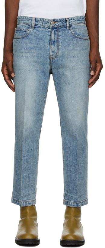 Photo: Solid Homme Semi-Wide Cropped Jeans