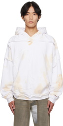 ALEXANDER DIGENOVA White Cutout Hoodie