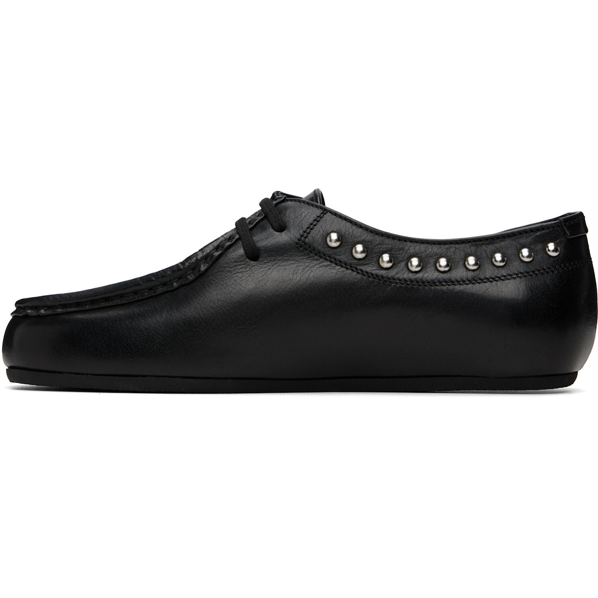 Jil Sander Black Hood Lace-Up Derbys