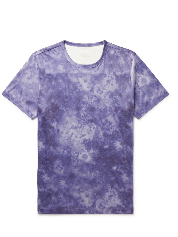 Photo: Onia - Tie-Dyed Stretch-Jersey T-Shirt - Blue